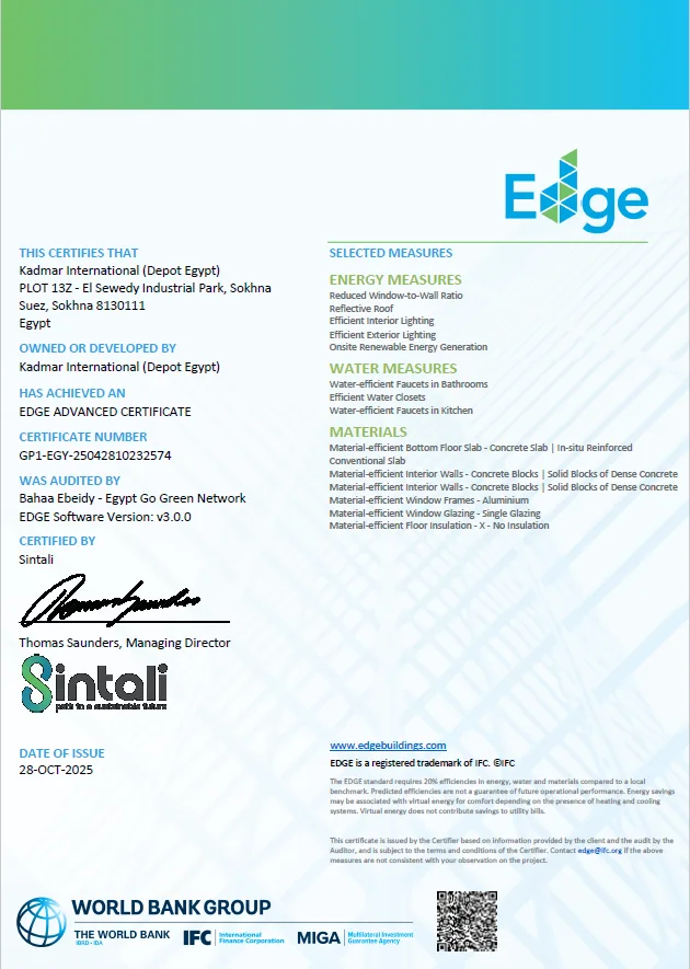 Energy Efficiency in Action at Our EDGE Advanced-Certified Facility